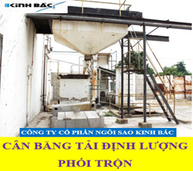 Cân băng tải định lượng phối trộn