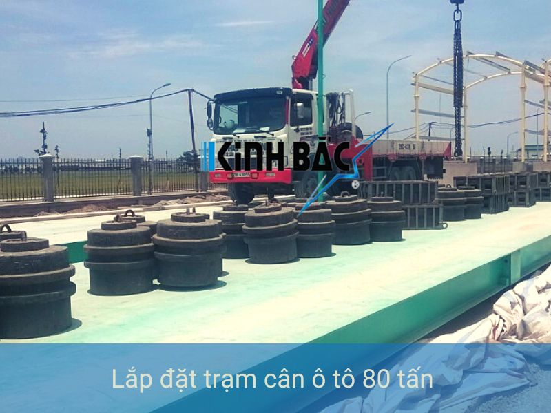Báo giá trạm cân ô tô 80 tấn tại Bắc Ninh