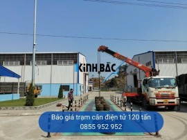 báo giá trạm cân điện tử 120 tấn