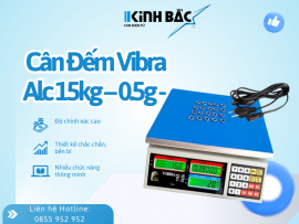 Cân Đếm Vibra Alc 15kg – 0.5g - Ứng dụng thực tế thiết thực