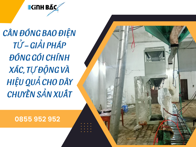 Cân đóng bao điện tử - Giải pháp cân đóng gói chính xác