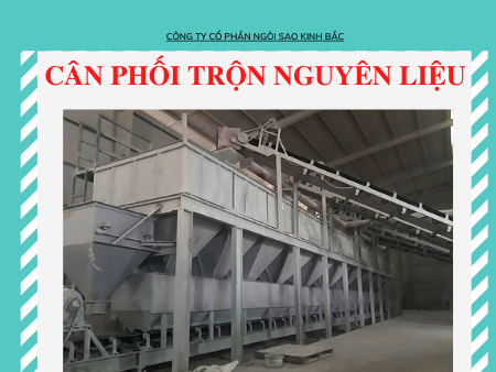 Máy phối trộn nguyên liệu