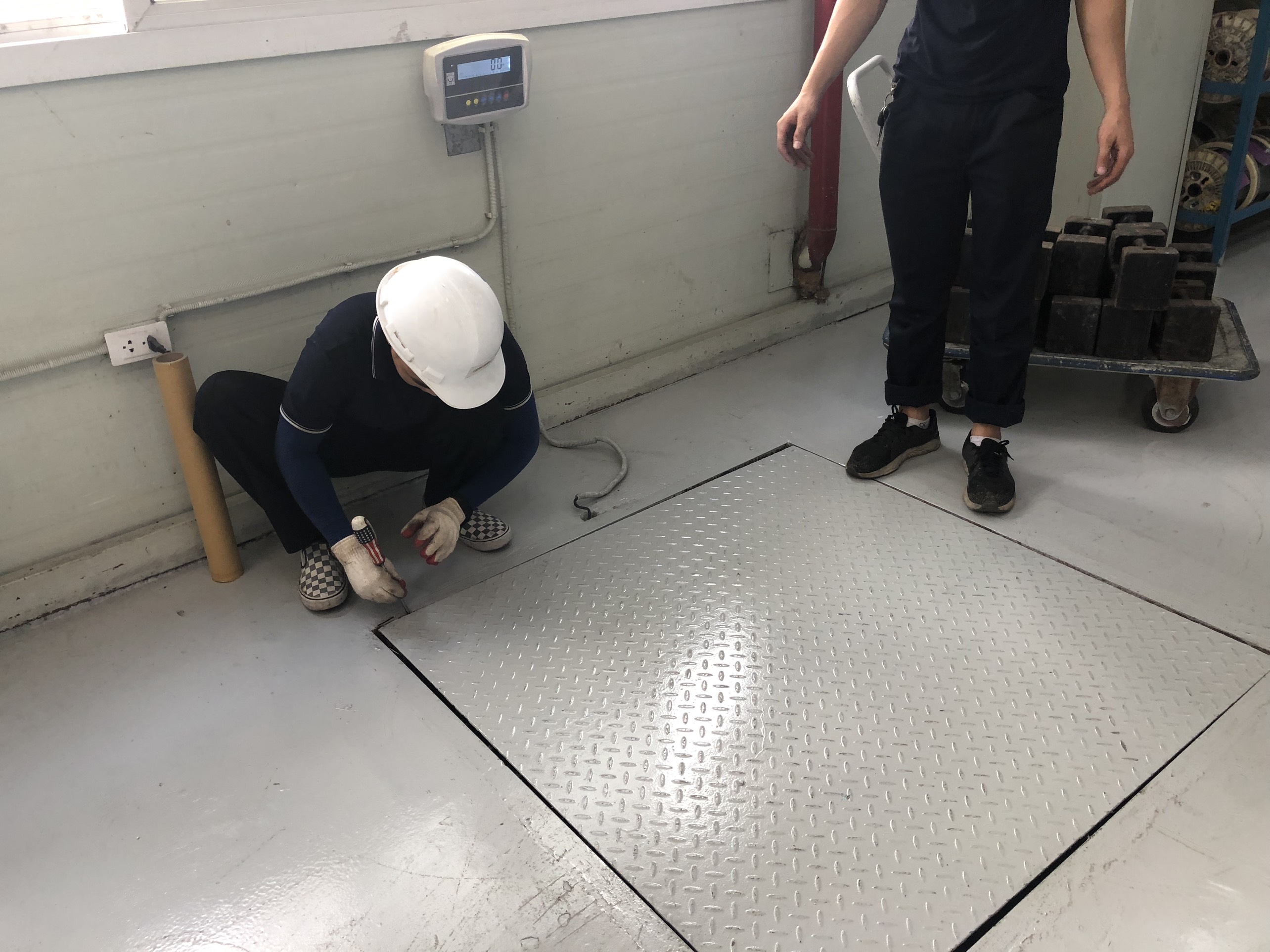 Bộ thiết bị lắp đặt cân sàn điện tử 3 tấn tại Bắc Ninh uy tín, giá tốt