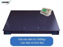Lắp đặt cân sàn điện từ 1000kg tại Bắc Ninh / Cân sàn Kinh Bắc