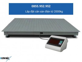 Cân sàn điện tử 2000kg/ Cân điện tử Kinh Bắc
