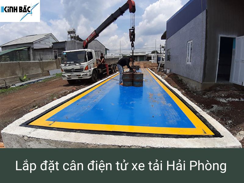 Lắp đặt trạm cân xe tải tại Hải Phòng