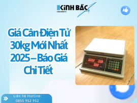 Giá Cân Điện Tử 30kg Mới Nhất 2025 – Báo Giá Chi Tiết