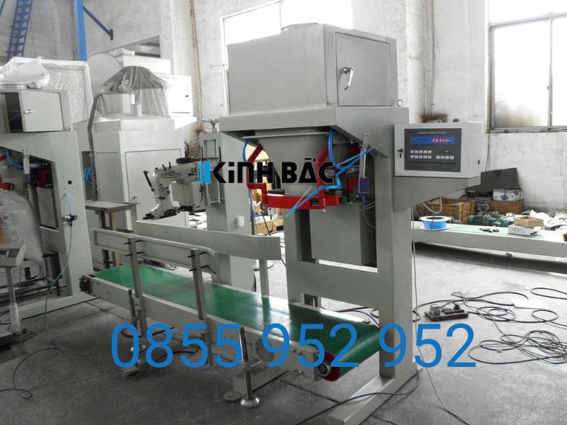 Lắp đặt cân đóng bao điện tử 1 phễu tại Bắc Giang