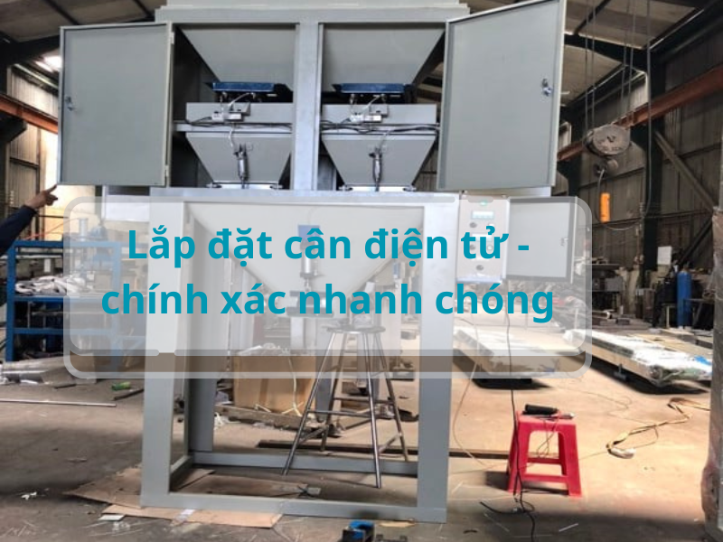 Lắp đặt cân đóng bao điện tử – Xu hướng tự động hóa