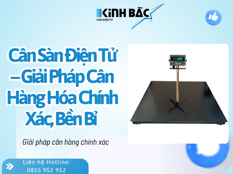 Cân Sàn Điện Tử – Giải Pháp Cân Hàng Hóa Chính Xác, Bền Bỉ