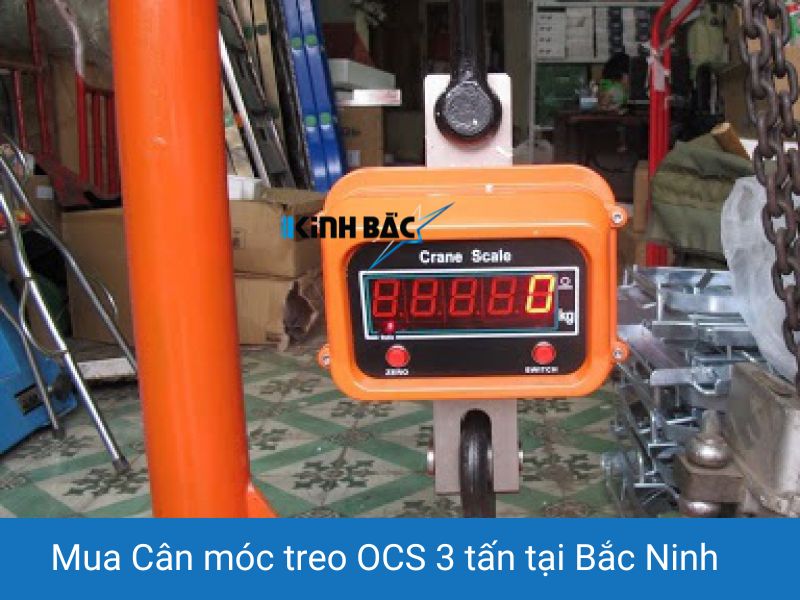Địa chỉ bán cân treo điện tử ocs 3 tấn tại Bắc Ninh