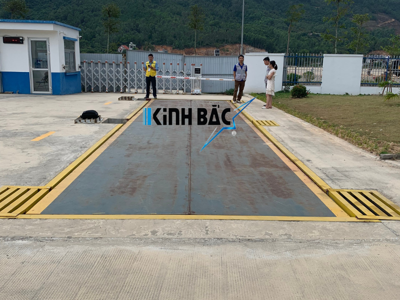 Lắp đặt trạm cân ô tô 120 tấn tại Bắc Giang