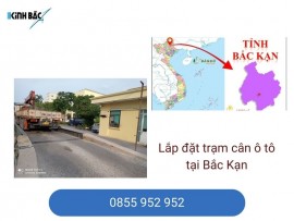 Lắp đặt trạm cân ô tô tại Bắc Kạn